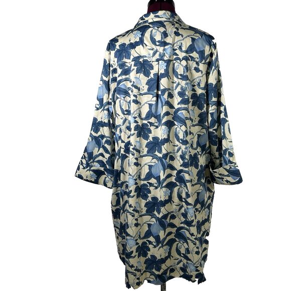 Tuckernuck Bonnie Blossom Megan Mini Floral Shift Dress 2XL Blue Summer Casual - Picture 6 of 14